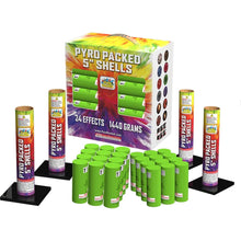 Load image into Gallery viewer, Pyro Packed 5" Shells 24's,Curbside Fireworks