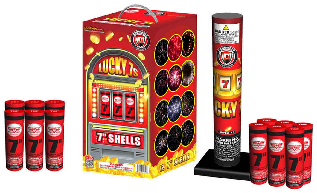 Cody B - Lucky 7's 12 pack,Curbside Fireworks
