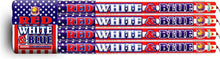 Load image into Gallery viewer, Red, White, and Blue Candle 10's,Curbside Fireworks
