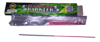  #10 Bamboo Gold Sparklers ,Curbside Fireworks