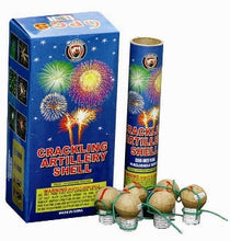 Load image into Gallery viewer, Crackling Artillery Shell / Cannonballs - Curbside Fireworks
