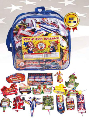 4th Of July Backpack - Curbside Fireworks