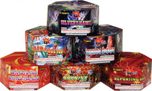 Load image into Gallery viewer, Assorted Cakes 6 Big 16&#39;s - Curbside Fireworks
