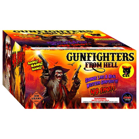 Gunfighter From Hell 49's - Curbside Fireworks