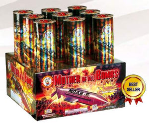 Mother Of All Bombs 3" 9's - Curbside Fireworks