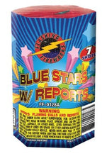 Load image into Gallery viewer, Blue Stars w/ Report - Curbside Fireworks
