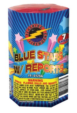 Blue Stars w/ Report - Curbside Fireworks