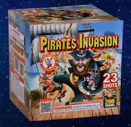 Pirates Invasion 23's - Curbside Fireworks
