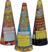 Load image into Gallery viewer, Assorted Cone #3 WC,Buy 1 Get 3 Free,Curbside Fireworks
