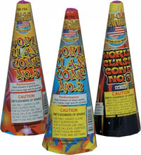 Load image into Gallery viewer, Assorted Cone #3 WC - Curbside Fireworks
