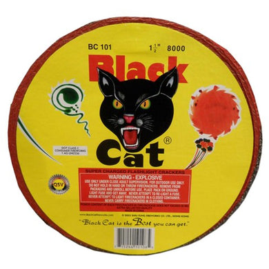 Black Cat 8000 Round,Curbside Fireworks