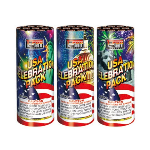 USA Celebration Fountain - Curbside Fireworks