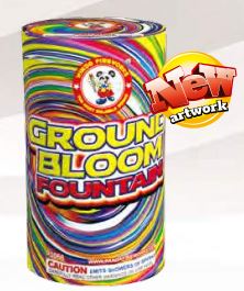 Ground Bloom Fountain - Curbside Fireworks