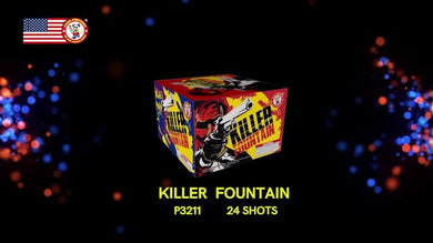 Killer Fountain 24's,Curbside Fireworks