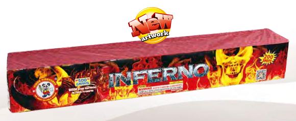 200 Shot Inferno,Curbside Fireworks