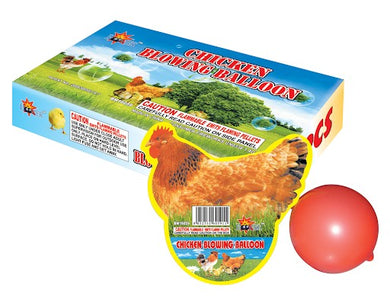 Chicken Blowing balloon - Curbside Fireworks