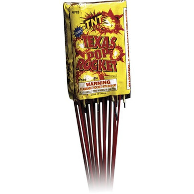 BMR Texas Pop Rocket ,Curbside Fireworks