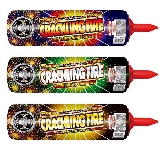 Crackling Fire 72 Shot - Curbside Fireworks