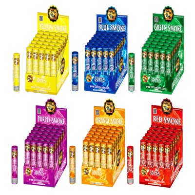 Asst. Color Smoke Tube,Curbside Fireworks