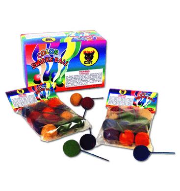 Assorted Color Smoke Balls,Curbside Fireworks