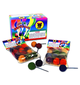Assorted Color Smoke Balls - Curbside Fireworks