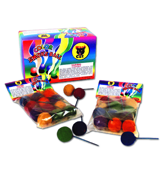 Assorted Color Smoke Balls - Curbside Fireworks