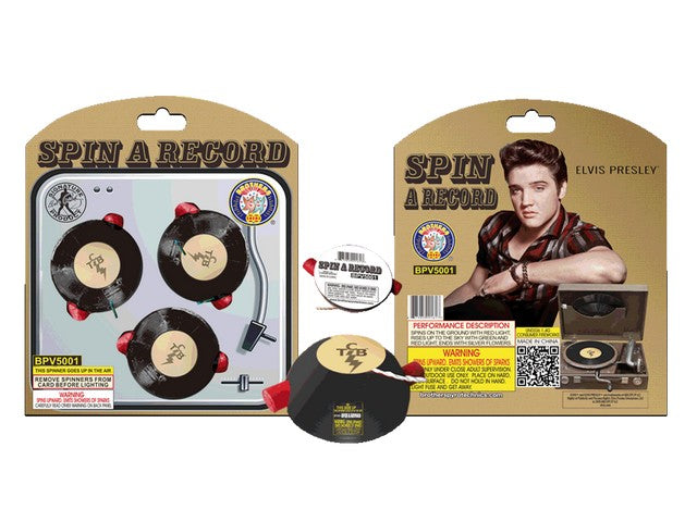 Elvis Spin A Record - Curbside Fireworks