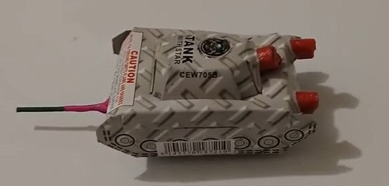 Tank With Star,Curbside Fireworks