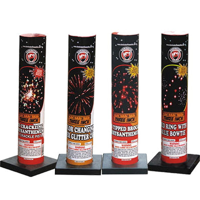 #5000 Aerial 3 in. Assorted - Curbside Fireworks