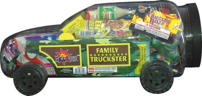 Family Truck Boomer,Curbside Fireworks