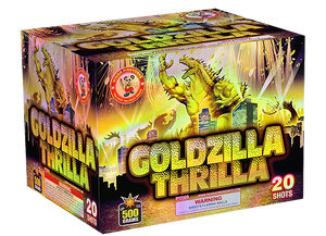 Goldzilla Thrilla 20's - Curbside Fireworks