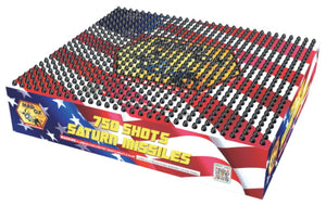 Saturn Missile Battery 750 Shot  - Curbside Fireworks