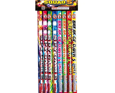 Squad 5 5's,Curbside Fireworks