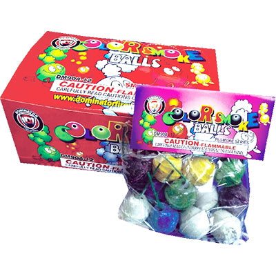Color Smoke Balls (Clay) 12 pack,Curbside Fireworks